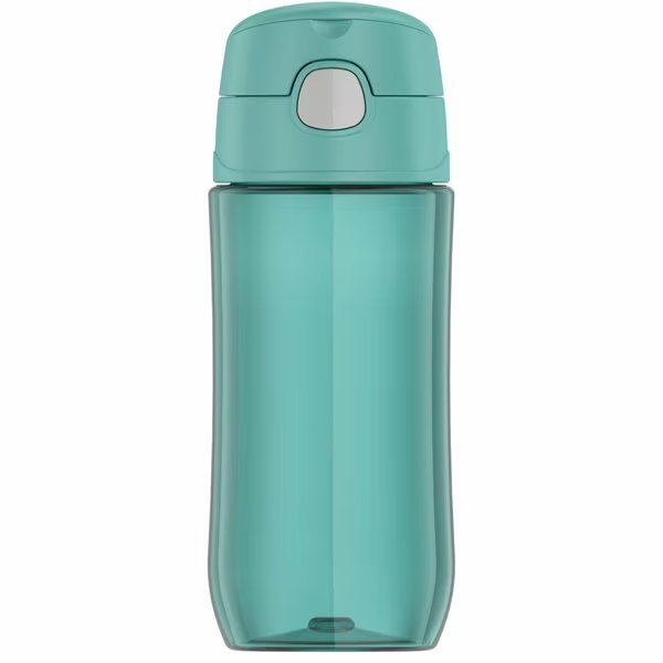 16-Ounce FUNtainer Vacuum-Insulated Stainless Steel Bottle with Spout Lid (Aqua), Thermos, Mfr#: GP4040AQ6